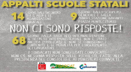 Appalti scuole statali: non ci sono risposte