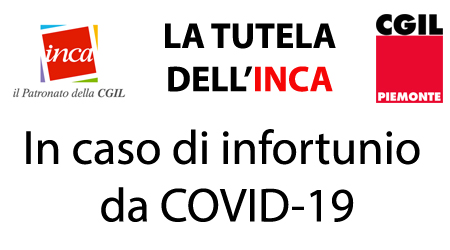 La Tutela dell’INCA in caso di infortunio da COVID-19