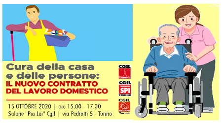 Cura della casa e delle persone: il 15 ottobre la presentazione del nuovo contratto del lavoro domestico