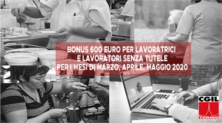 Bonus di 600 euro per lavoratrici e lavoratori senza tutele: tutte le info per accedere