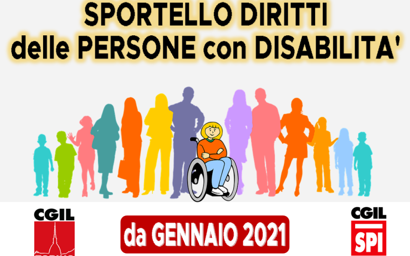 Da gennaio il nuovo Sportello della Cgil di Torino per i diritti delle persone con disabilità