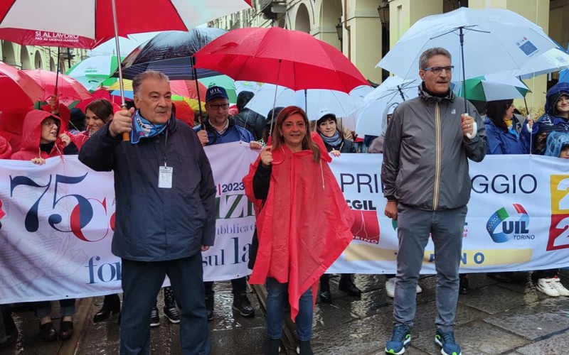 Il 1° Maggio a Torino, bagnato ma senza scontri