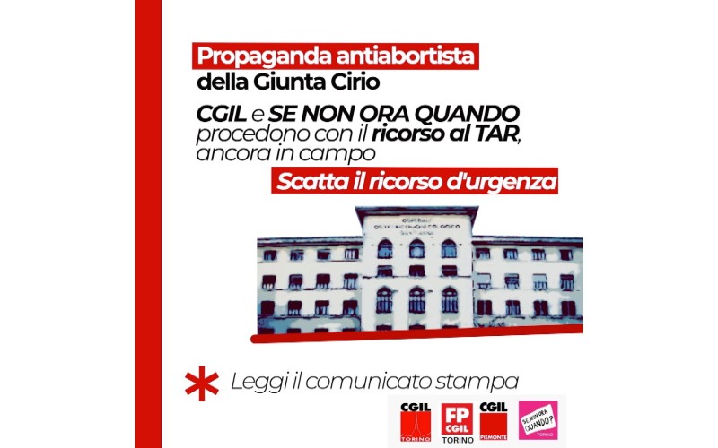 Propaganda antiabortista della Giunta Cirio