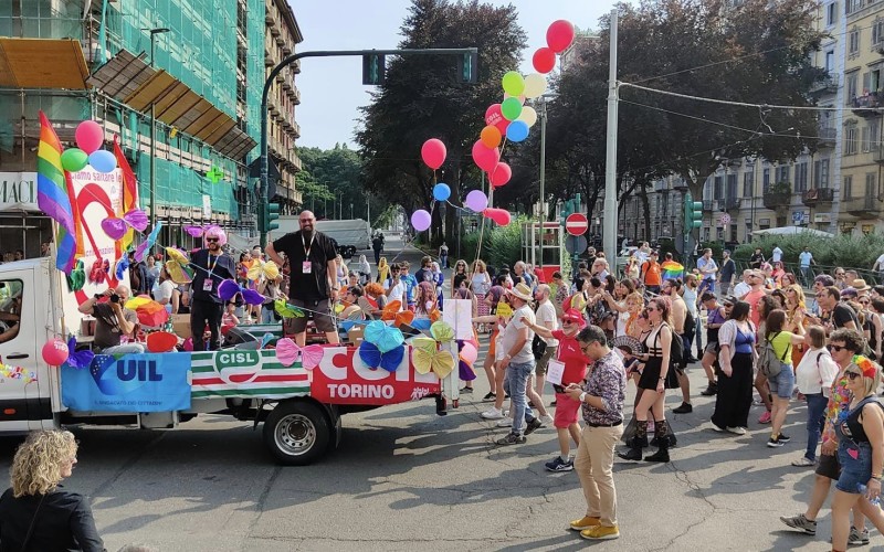 Cgil, Cisl e Uil al Torino Pride 2024