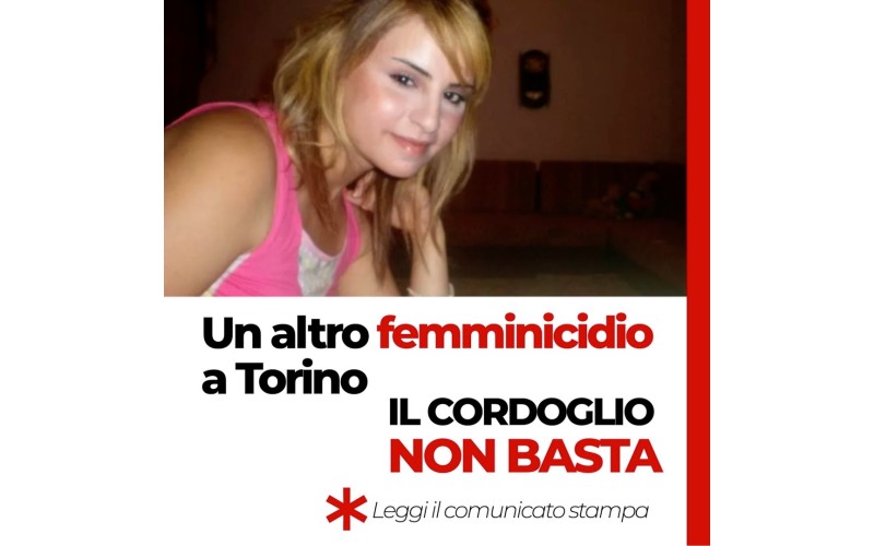 Un altro femminicidio a Torino: il cordoglio non basta