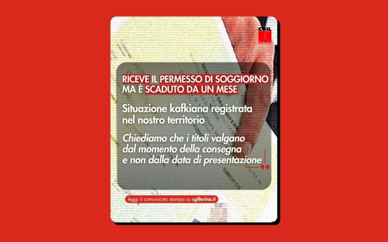 Riceve il permesso di soggiorno, ma è scaduto da un mese