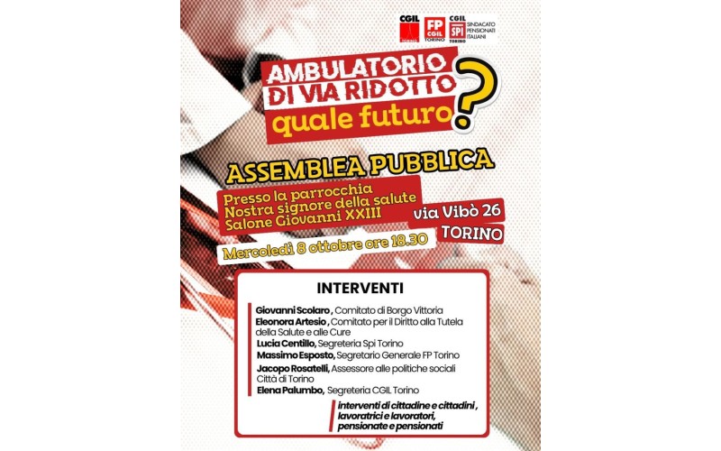 Ambulatorio di via Ridotto: quale futuro?