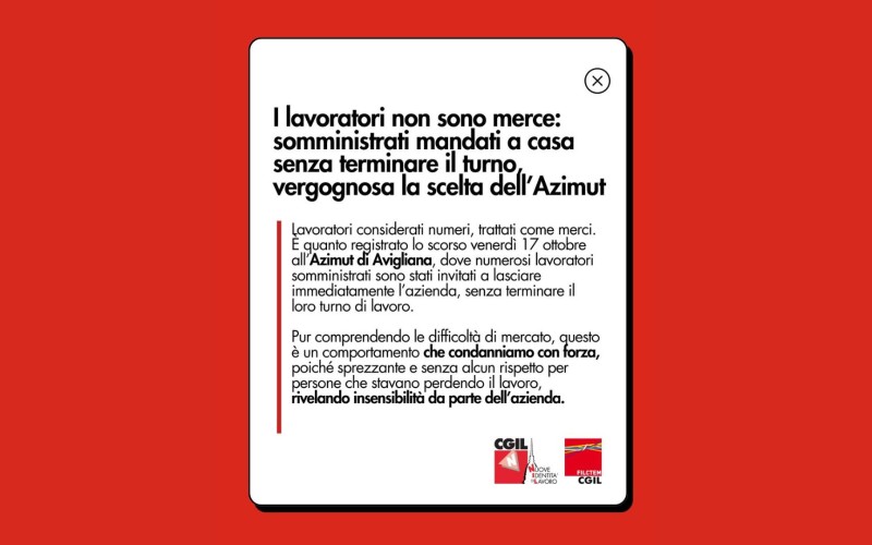 Lavoratori considerati numeri, trattati come merci