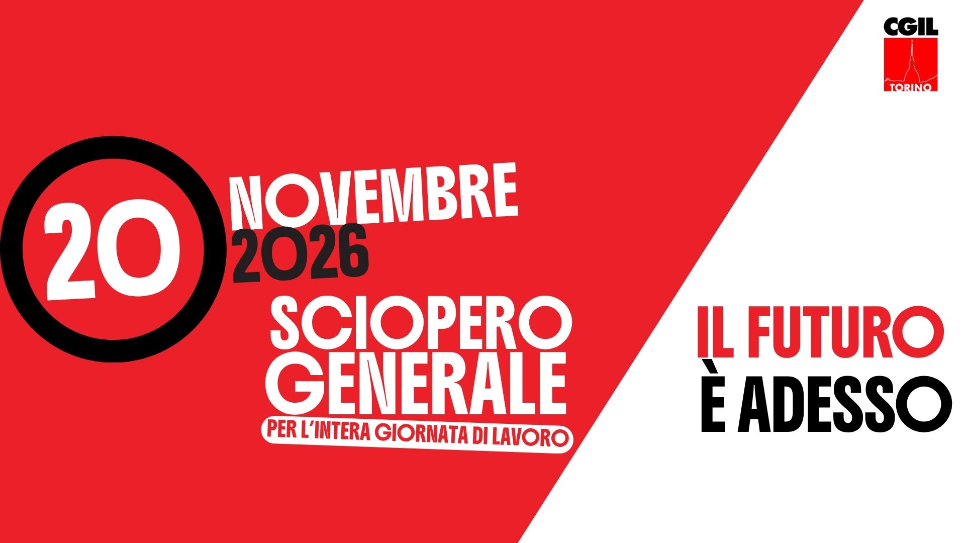 20 novembre, sciopero generale: 