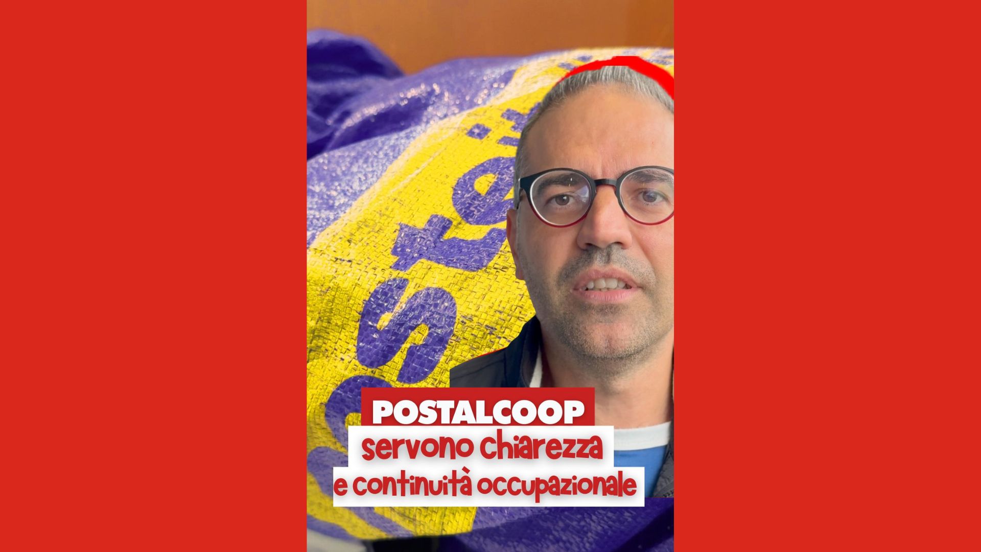 Presidio con le lavoratrici e i lavoratori di Postalcoop ed Euroservice