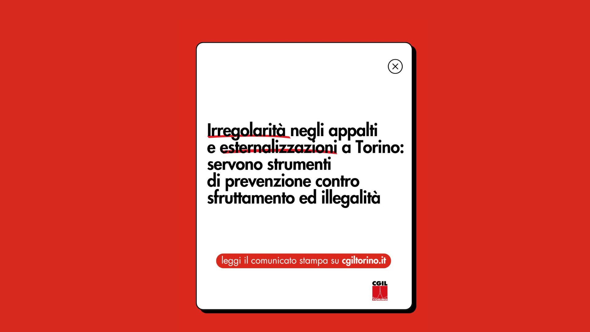 Irregolarità negli appalti e esternalizzazioni a Torino
