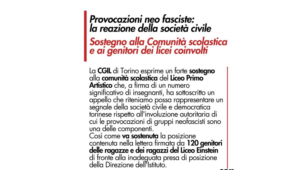 Provocazioni neo fasciste: la reazione della società civile